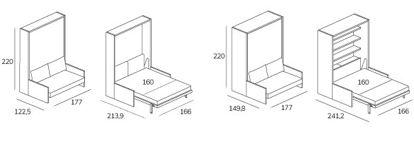 Opklapbed Penelope tech C 03 Sofa BedHabits